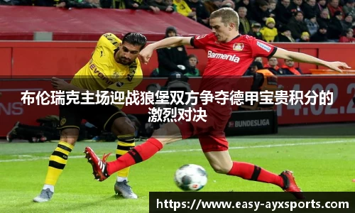 布伦瑞克主场迎战狼堡双方争夺德甲宝贵积分的激烈对决